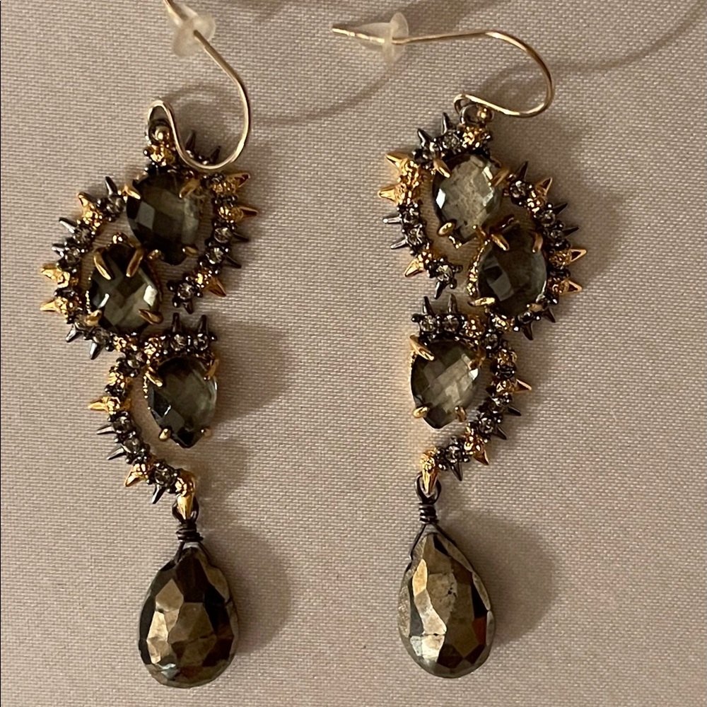 Alexis Bittar vintage drop earrings
